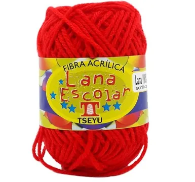 LANA GRANDE ROJA 15GR X10